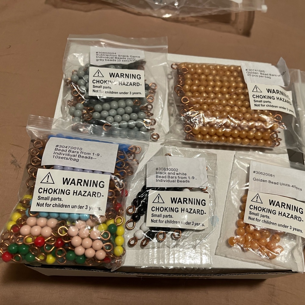 Early Childhood (3-6) Montessori Math Kit from NAMC - brand new